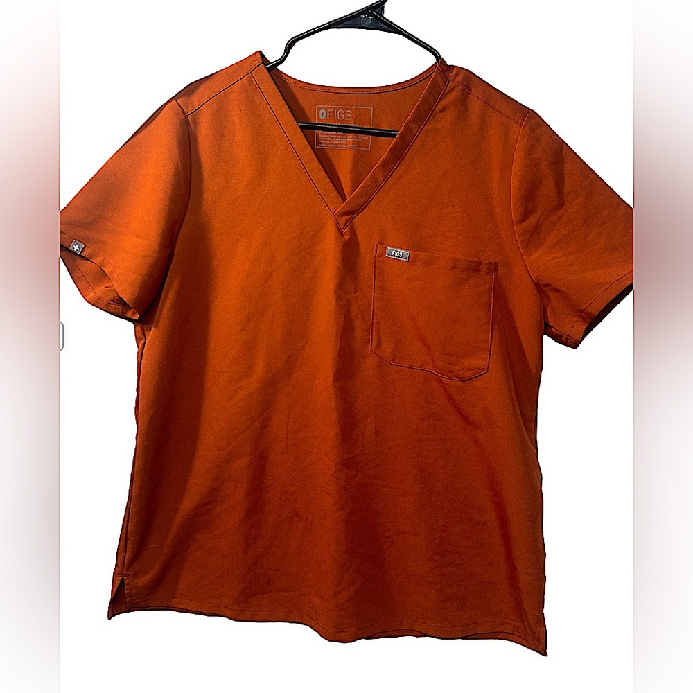 Orange Figs Scrub Shirt | Style Catarina | Size Large
